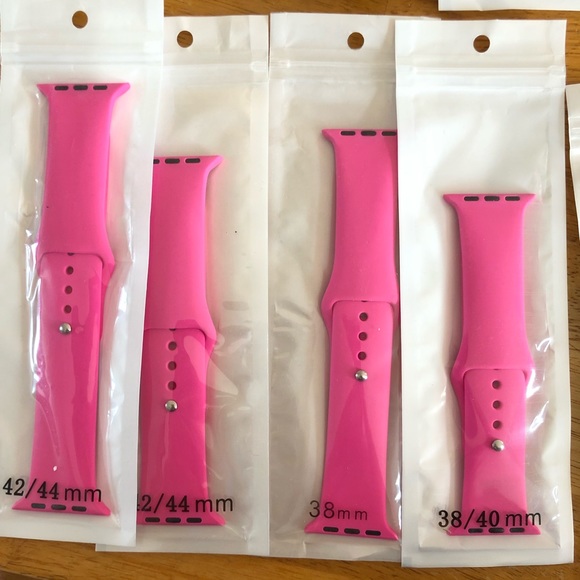 ⌚️2for$25 Barbie Pink Powder Band Apple iWatch - Picture 2 of 2